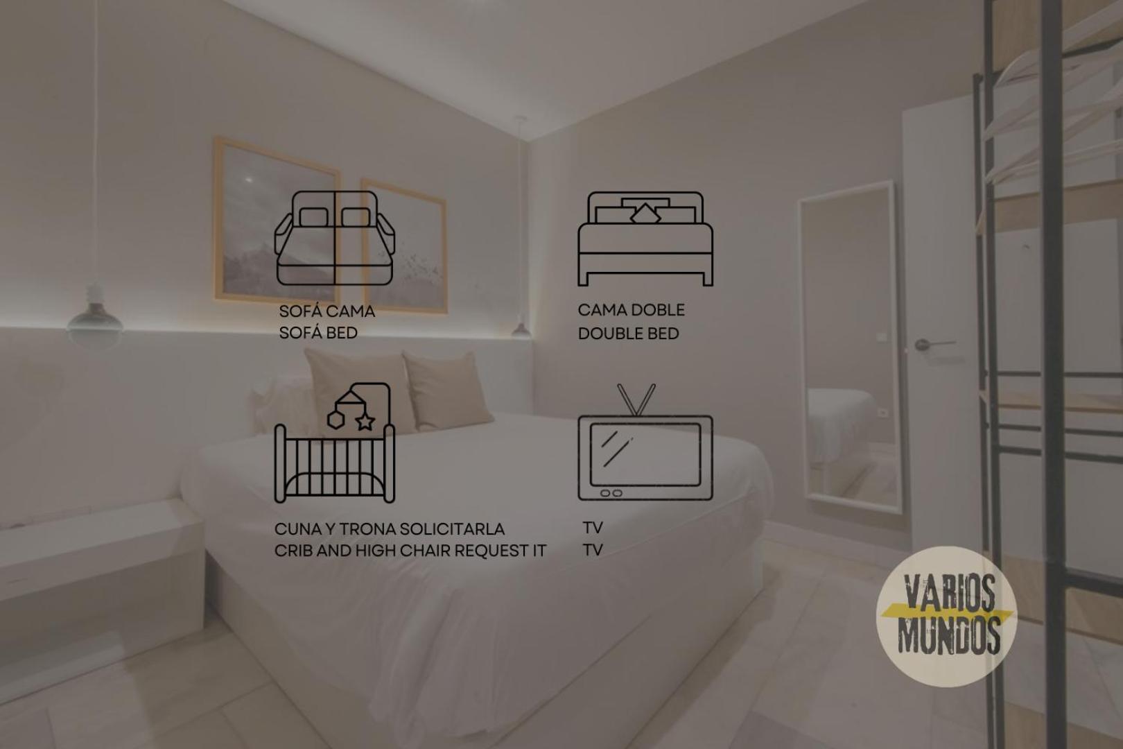 Cool Duplex Bajo 7pax Cerca De Tirso De Molina E2 Appartement *